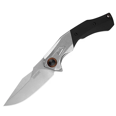 Kershaw Payout Spring Assisted Knife Black G-10 [3.50" Stonewash D2] Clip Point 2075