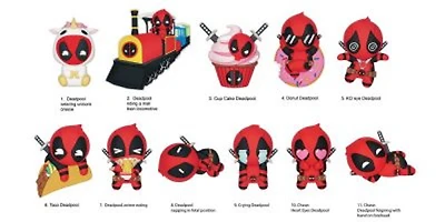 Deadpool (Series 4) 3D Foam Bag Clip [1 Random Bag]