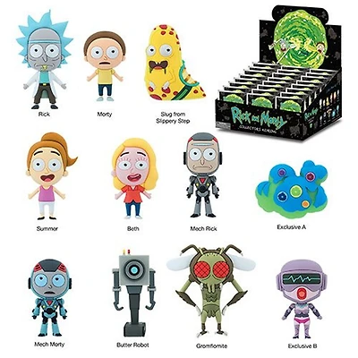 Rick and Morty (Series 1) 3D Foam Bag Clip [1 Random Bag]