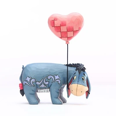 Disney Winnie The Pooh Eeyore with a Heart Balloon Statue Jim Shore