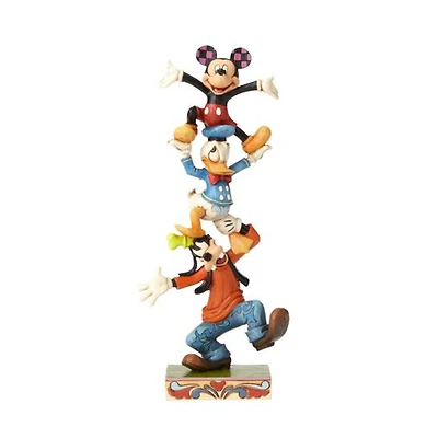Disney Mickey Mouse Goofy & Donald Duck Statue Jim Shore