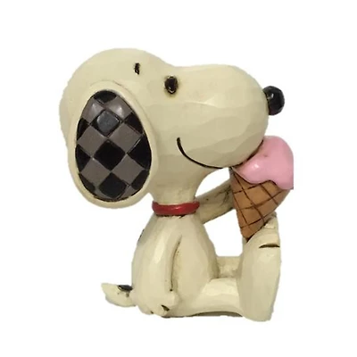 Iconix Peanuts Mini Snoopy with Ice Cream Statue Jim Shore