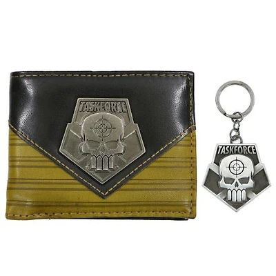 Suicide Squad Taskforce Bi-Fold Wallet w/ Keychain