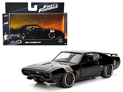 Model Car - 1:32 F&F 8 Doms Plymouth GTX BK