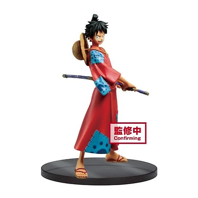 One Piece Luffy Wanokuni The Grandline Men Banpresto Statue