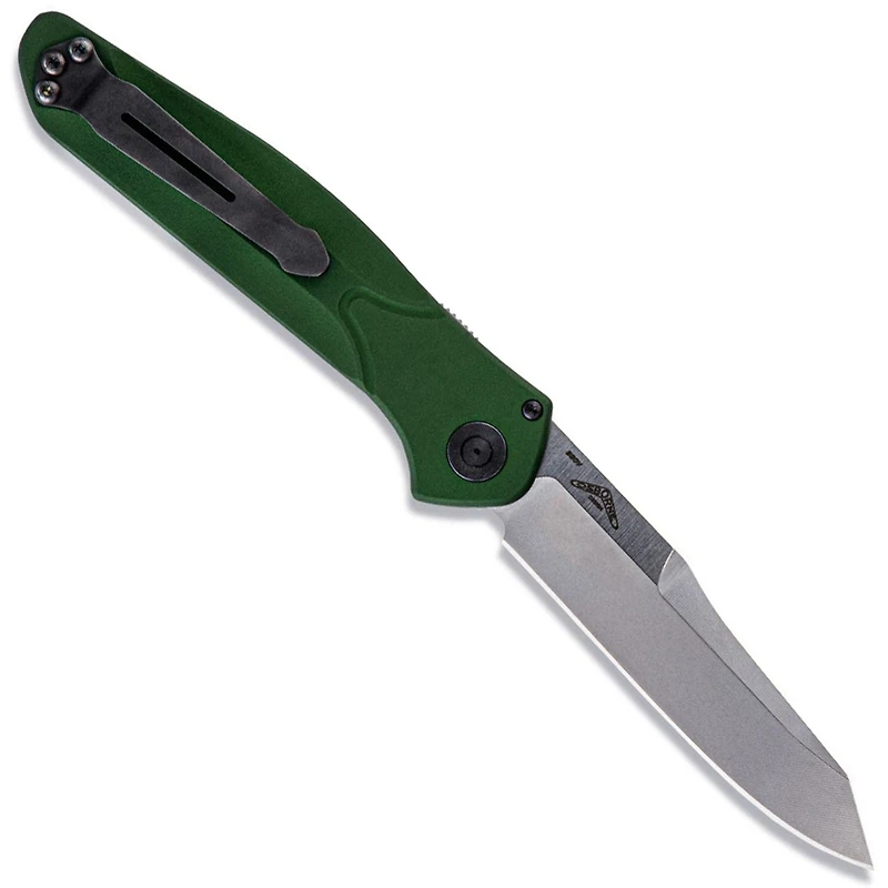 Benchmade 9400 Automatic Knife Plunge Lock Green Aluminum [3.40" Satin S30V] 9400