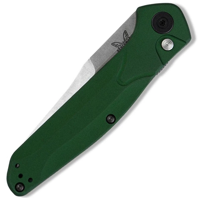 Benchmade 9400 Automatic Knife Plunge Lock Green Aluminum [3.40" Satin S30V] 9400