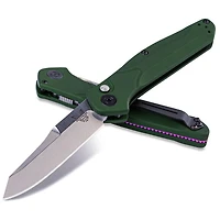 Benchmade 9400 Automatic Knife Plunge Lock Green Aluminum [3.40" Satin S30V] 9400