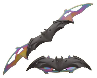 Bat Double Spring Assisted Knife BK/COL