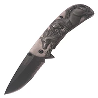 Horse (STONEWASH) AO Pocket Knife