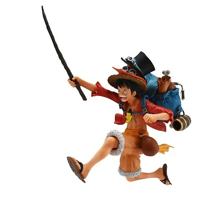 Figure Anime - Monkey D Luffy One Piece Three Brothers