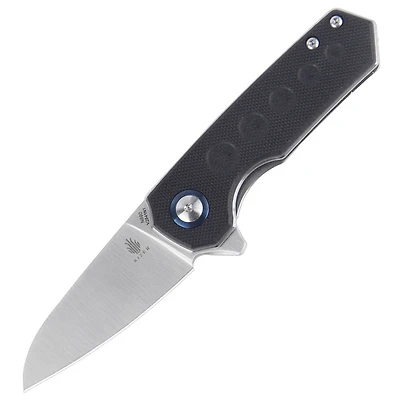 Kizer Lieb Manual Knife Liner Lock Black G-10 [2.375" Satin N690] Wharncliffe V24541N1