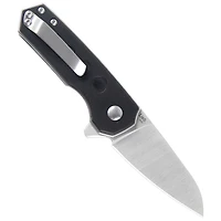 Kizer Lieb Manual Knife Liner Lock Black G-10 [2.375" Satin N690] Wharncliffe V24541N1