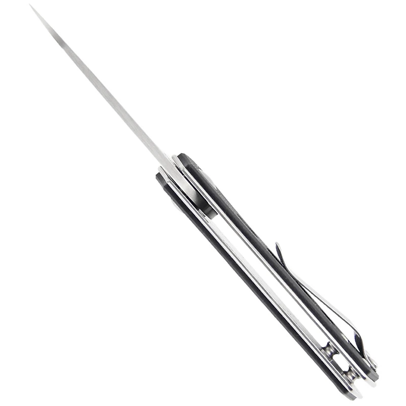 Kizer Lieb Manual Knife Liner Lock Black G-10 [2.375" Satin N690] Wharncliffe V24541N1