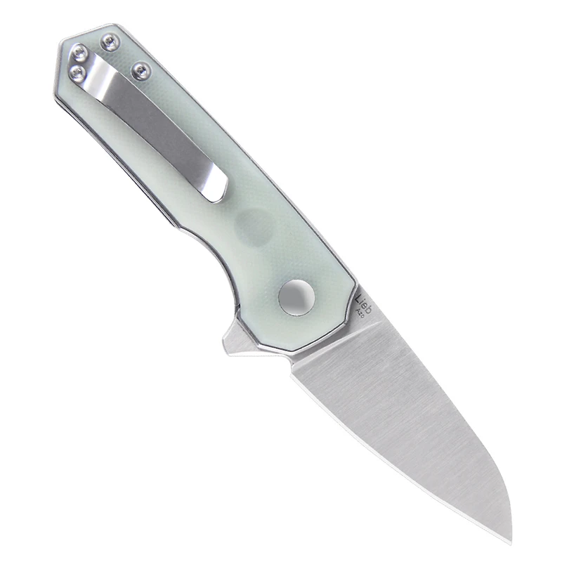 Kizer Lieb Manual Knife Liner Lock OD Green G-10 [2.375" Satin N690] Wharncliffe V2541N1