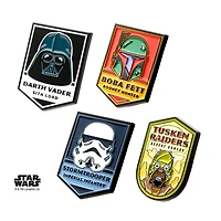 Star Wars Dark Side Set of 4 Enamel Color Lapel Pin