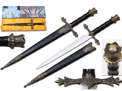 King Arthur Dagger with scabbard 13.5"