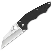 Spyderco Yojumbo Folding Knife Compression Lock Black G-10 [4.00" Satin S30V]  C253GP