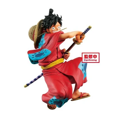 One Piece Monkey D. Luffy Wanokuni Banpresto Statue