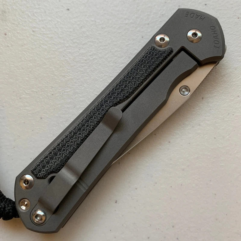 CRK Large Sebenza 31 Knife (Black Micarta Inlay) [3.61" MagnaCut] L31-1200