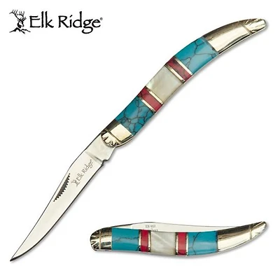 Elk Ridge Toothpick MOP / Stone Folding knife