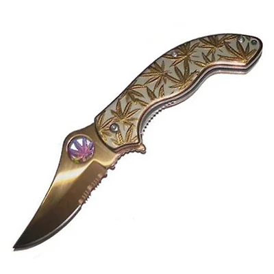Leaf (GOLD) AO Pocket Knife
