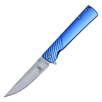 BuckShot Slim Line (BLUE) AO Pocket Knife