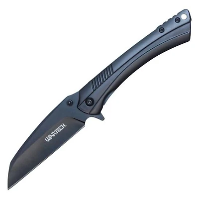 Wartech Wharncliffe (BLACK) AO Pocket Knife