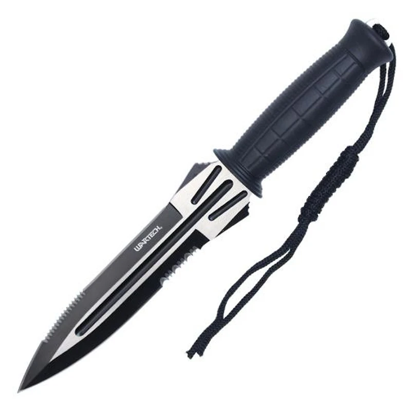 11.75” Two Tone Fixed Blade Dagger (BLACK)