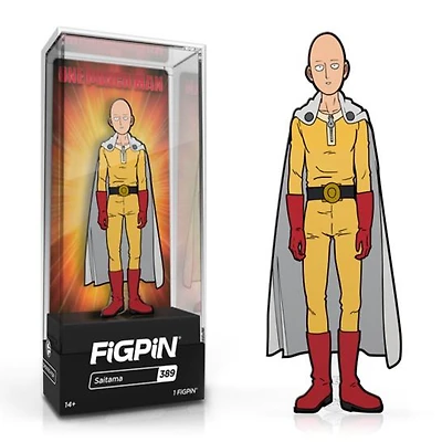 One Punch Man Saitama FiGPiN #389 Enamel Pin