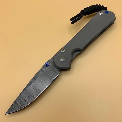 CRK - Small Sebenza 31 (Plain) DAMASCUS LADDER Drop Point