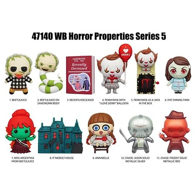 Horror (Series 5) 3D Foam Bag Clip [1 Random Bag]