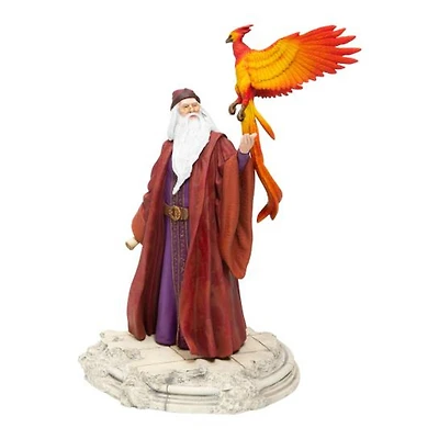 Warner Bros Harry Potter Dumbledore w/ Fawkes Statue