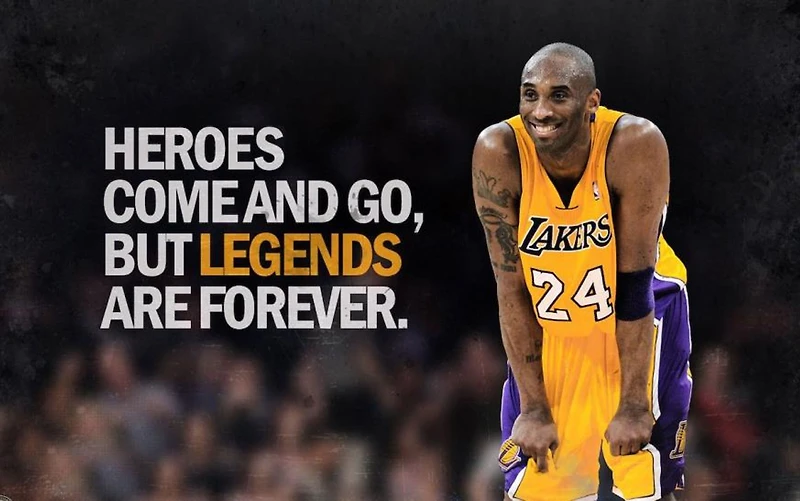 Kobe "LEGENDS" Sports Poster
