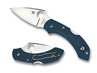 Spyderco Dragonfly Folding Knife Lockback Blue FRN [2.25" Satin K390] C28FP2K390
