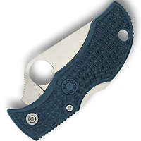 Spyderco Manbug Folding Knife Lockback Blue FRN [1.95" Satin K390] MFPK390