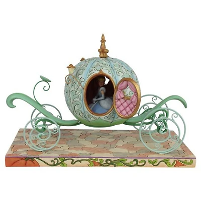 Disney Cinderella Pumpkin Coach And Princess Statue (11.5 inches)