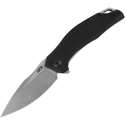 Zero Tolerance 0357 Spring Assisted Knife Black G-10 [ 3.25" Plain Black ] Drop Point 0357