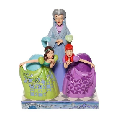 Disney Cinderella- Lady Tremaine, Step Sisters Statue  (8.25 inches)