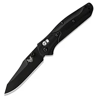 Benchmade Mini Osborne Manual Knife Black G-10 [ 2.92" Plain Black ] Reverse Tanto 945BK-1
