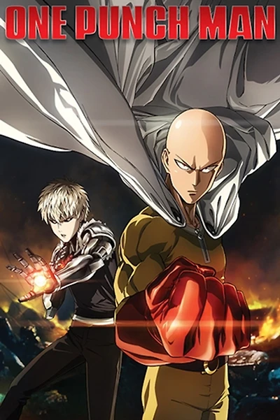 One Punch Man Destruction Anime Poster