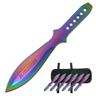 Blue Angel RW Throwing Knife 6pc Set 9"