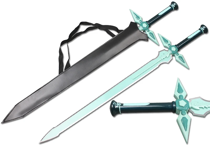 Sword Art Online Green w/ leather Scabbard
