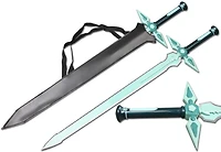 Sword Art Online Green w/ leather Scabbard