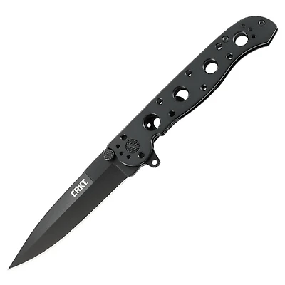 CRKT M16-03KS Manual Knife Frame Lock Black Stainless Steel [3.55" Plain Black] Spear Point