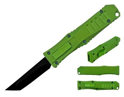 Mini OTF Pocket Knife (GREEN/TANTO)