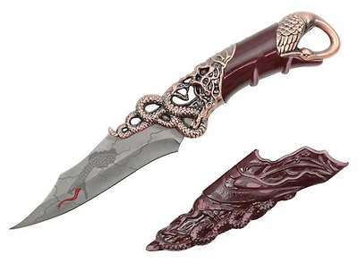 Snake & Crane Fantasy Dagger 10"