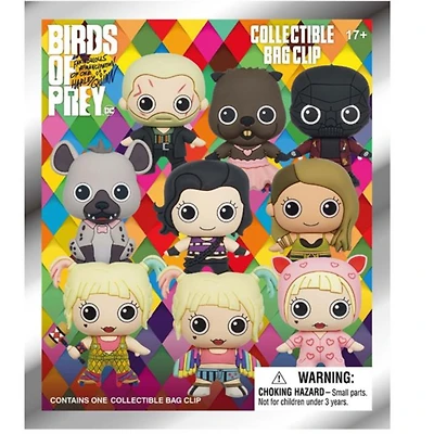 Birds of Prey DC 3D Foam Bag Clip [1 Random Bag]