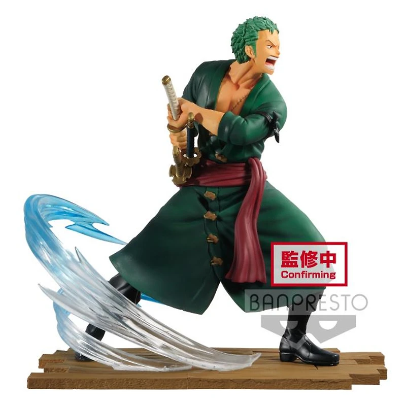 One Piece Roronoa Zoro Logo File Selection Fight Vol. 1 Banpresto Statue