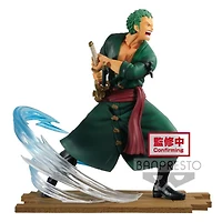 One Piece Roronoa Zoro Logo File Selection Fight Vol. 1 Banpresto Statue